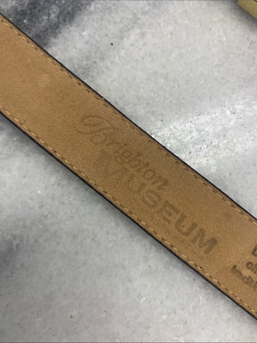 Brighton Brown Leather Belt with Gold & Silver Accents - Picture 5 of 8